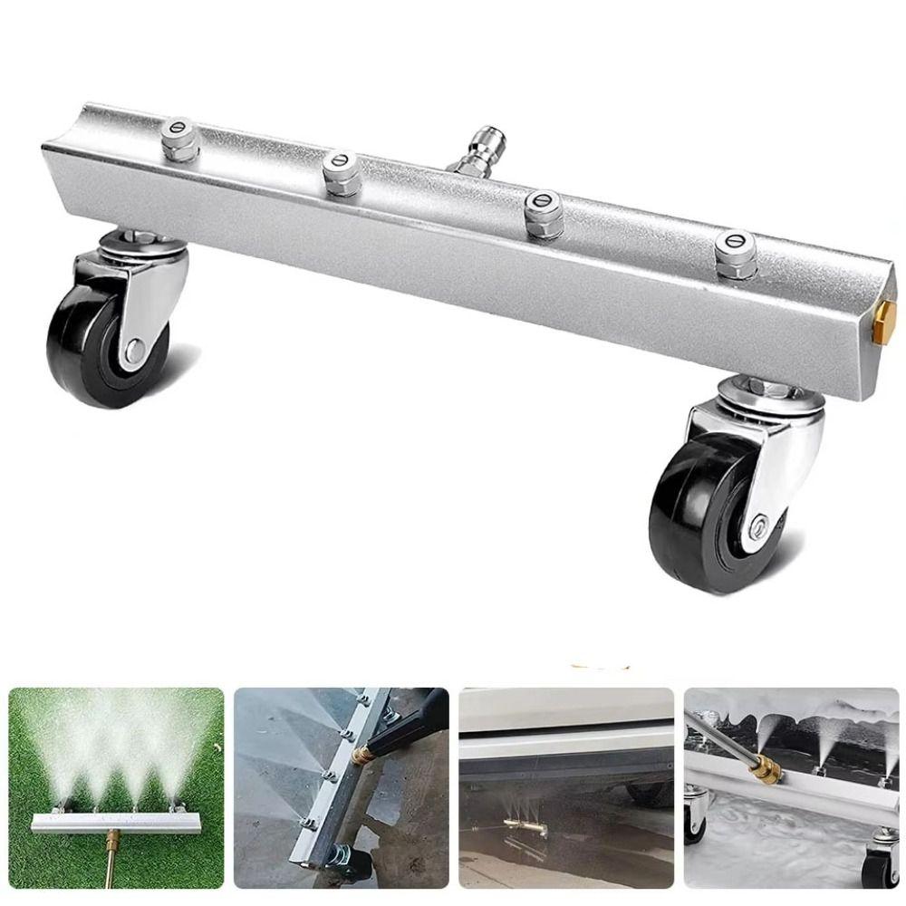 Stainless Steel Road Cleaning Device 4 Nozzle Design Undercarriage Cleaner  Car Wash
