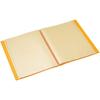 Nakabayashi A4 Clear Book Clear File 40 Pockets Yellow CB1033Y-N