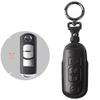 Genuine Leather Key Case for 2022 Mazda Axela/CX5/CX4 - Handmade Protective Cover