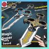 70cm Fernbedienung Fliegendes Schwert Drohne, RC Segelflugzeug für Erwachsene, 3-stufige Stunt-Handfernbedienung, Sturzfestes Material, 360° Stunt-Flip