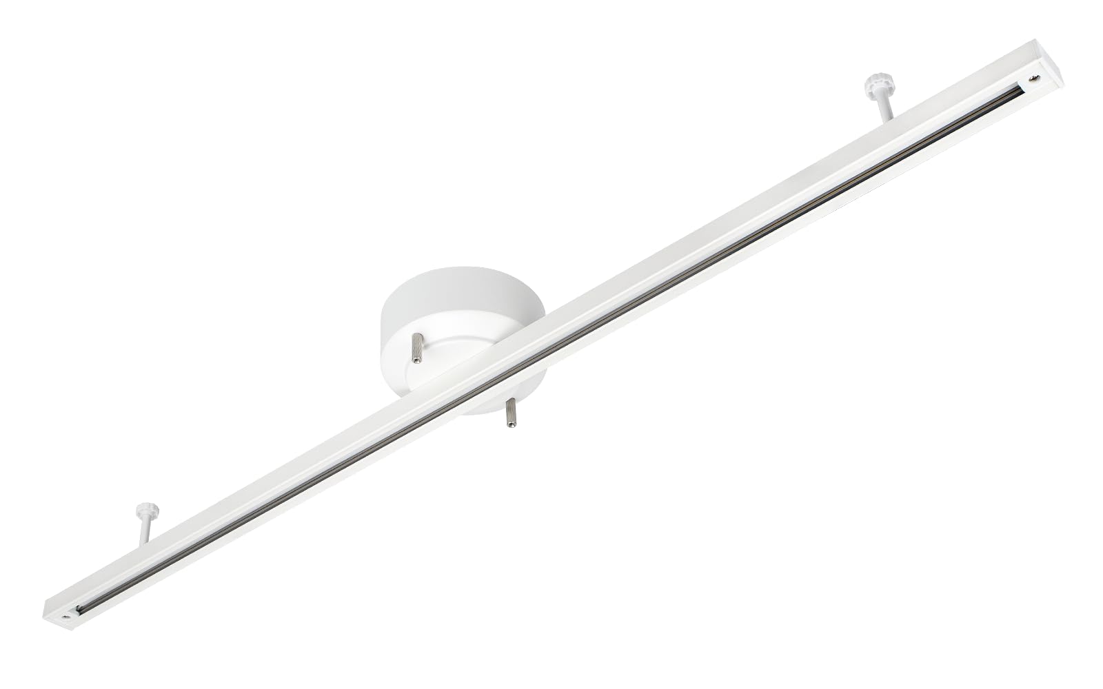 

1m Wiring Duct Rail, Lighting Rail, Easy Installation, No Construction Required - Stylish Interior Duct, Wiring Duct, 96cm Movement Range, 5kg Weight