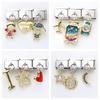 2025 New Women's Jewelry Fashion DIY Italian Charm 9MM Stainless Steel Module Women's Bracelet Pendant Jewelry Gift 1