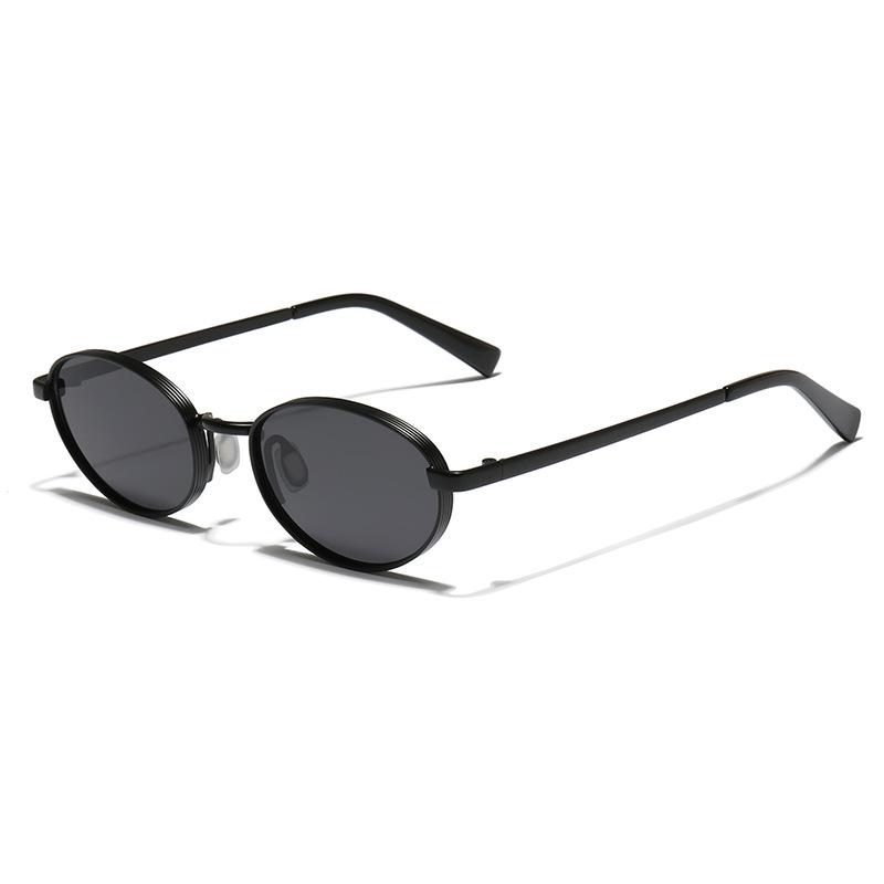New Men s Fashionable Oval-Frame Sunglasses Unisex Fashionable Luxury Sunglasses for Outdoor Activities, Vacations, and Travel