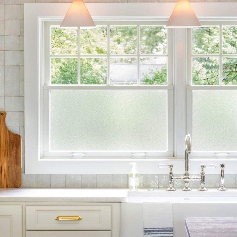 Mattweiße Fensterfolie, Privatsphäre, Milchglas, Wärmeregulierung, Glasabdeckung für Zuhause, undurchsichtiger, selbstklebender Türaufkleber für Badezimmer
