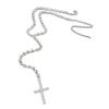Water Diamond Cross Pendant Necklace For Trendy Summer Wear