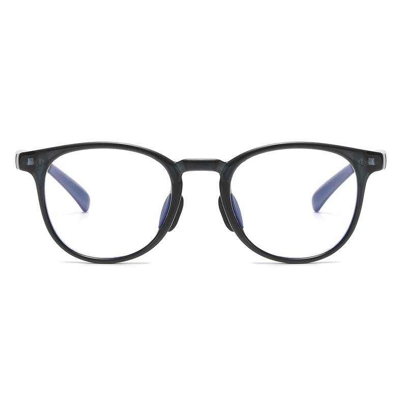 7339 Occhiali Piani Moda Anti-Luce Blu per Bambini e Bambine, Nuovi Occhiali con Montatura Carina a Forma di Bambino, Occhiali per Bambini