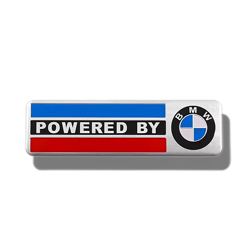 AALN1 3D Aluminum Car Badge Sticker Body Trunk Decoration Decal Modification Accessories For BMW E36 E46 E90 E60 E39 F30 F10 F20 X5