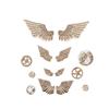 Creative Mechanical Gears Wing Lines Chocolate Mold Sugar Cake Silicone Mold Home Baking Cake Tools Fondant Molds