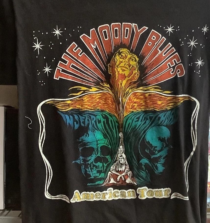 The Moody Blues T-Shirt Live Unisex Adult Short S-5XL PA271 Unisex T-Shirt S