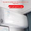 Transparent Waterproof and Dustproof Wall-Mounted Air Conditioner Cover - Thickened Disposable Dust Shield for Home Indoor Unit