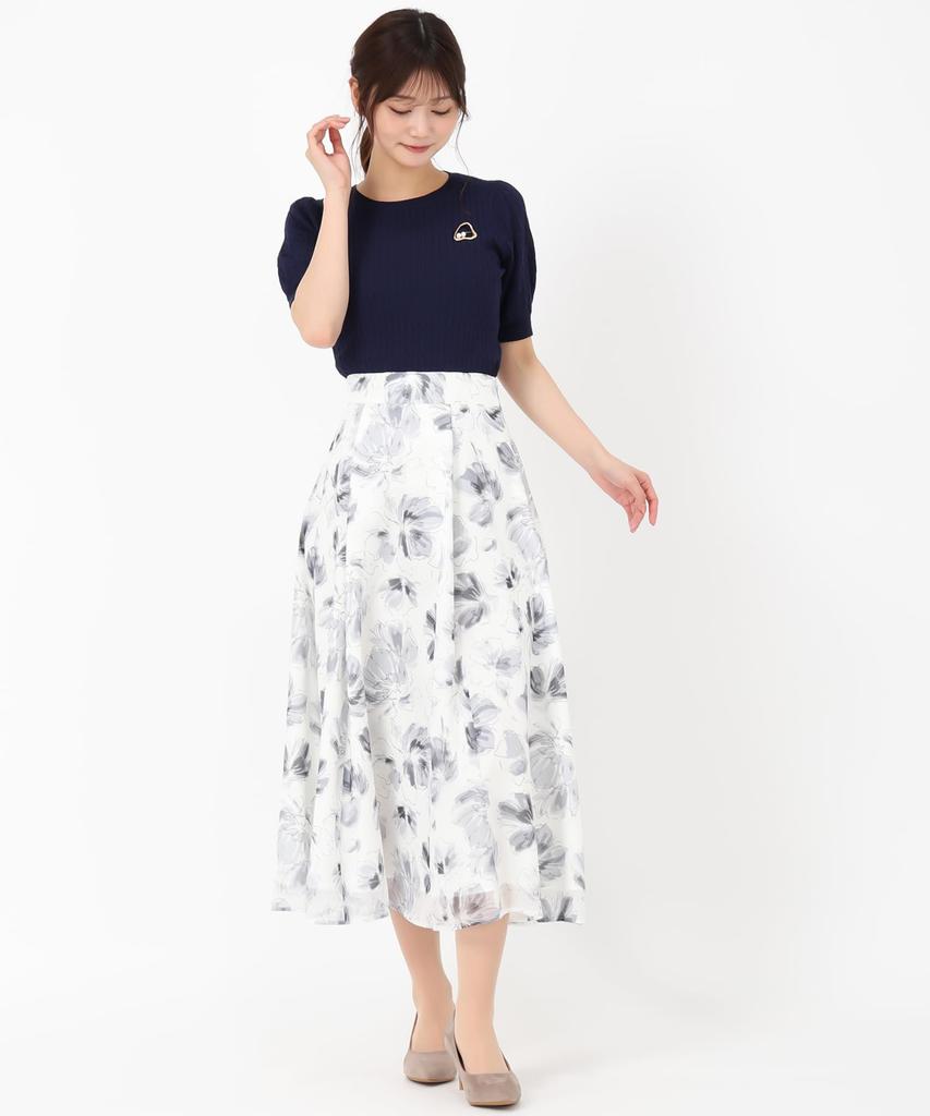 Mishmash Short Sleeve Cable Knit Sweater with Perfect for Office Casual or Basic and Navy Women's Brooch, Outings, Simple,