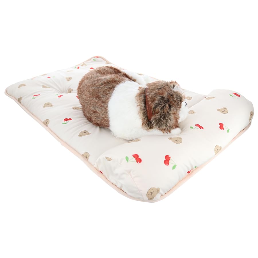 Calulu Cool Bed with Pillow for Small and Medium Dogs Washable Pet Pet Cool To the Cool Bed, Supplies, Dogs, Cats, Futon, Cushion, Mat, Bedding,