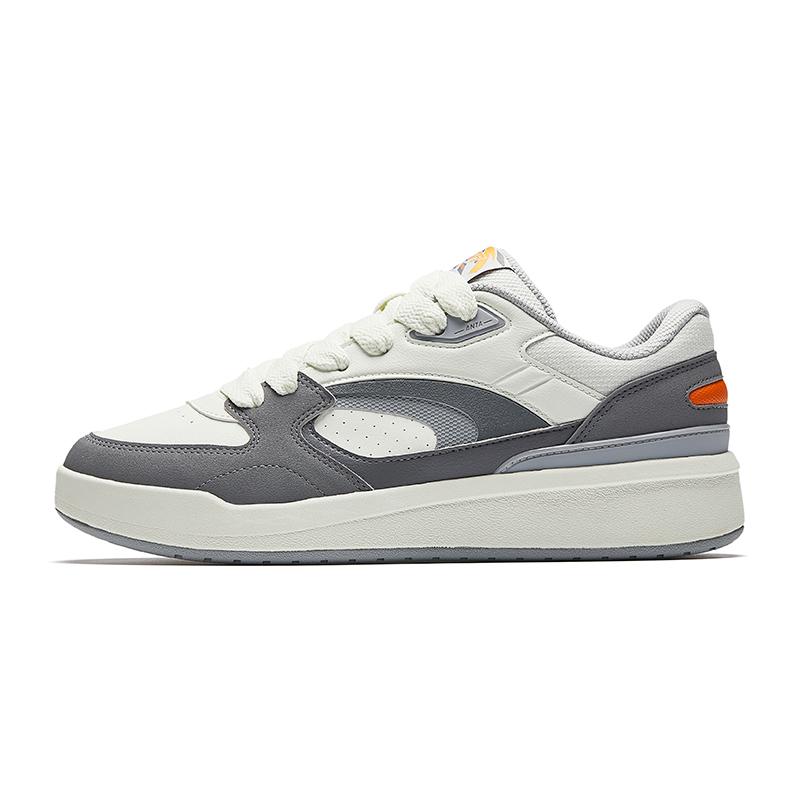 Anta Man Quan Classic Low-Top Casual Skate Shoes Men White Black 112548075-3 43