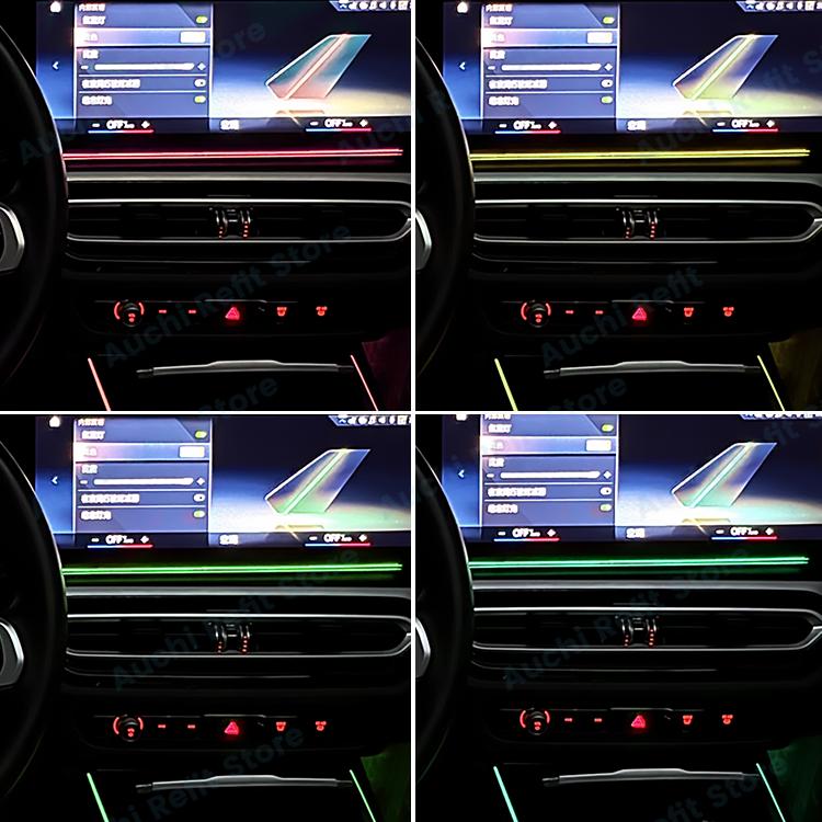 LED for BMW Instrument Ambient Lighting for BMW 2/3/4/7 Series X5 X6 X7 M3 M4 G20 G22 G80 G82 Dalian Screen Ambient Lighting