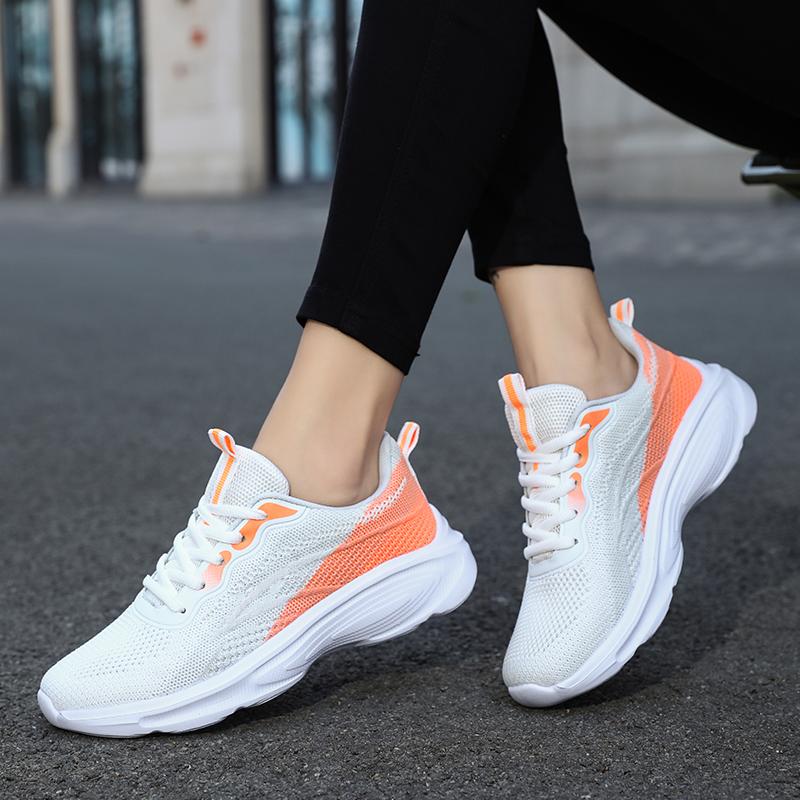 Fashion Women's Sneakers Comfortable Lightweight Soft Non-slip Flat Casual Sports Shoes Outdoor Running Shoes Women's Sneaker