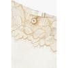 Emporio Armani Women S puSh Up Bra   Panty Set Metallic Embroidery 0825185531 0825111531