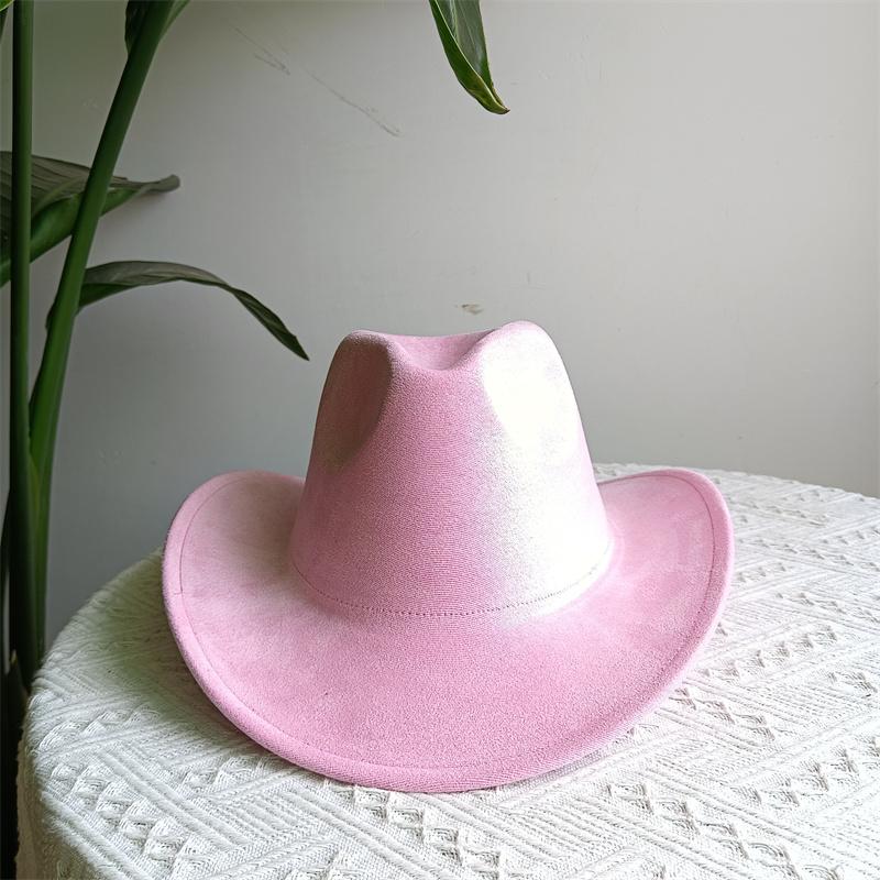 

Suede Purple Cowhead Cowboy Hat New Large Size Cowboy Hat Suede Material Water Drop Top Men s and Women s Knight Hat 2023 56-58cm