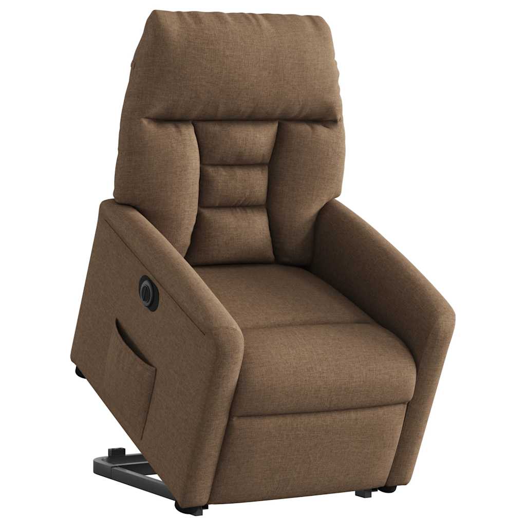 Lift-Up Massage Chair, Electric, Reclining, Brown