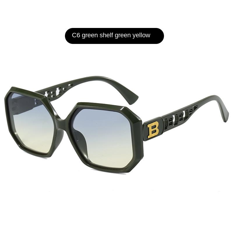 Polygonal Sunglasses Women New Luxury Glamour Fashion Men Brand Glasses Square Stylish Unisex UV400 Shades