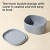 New Food Grade Silicone Lunch Box with Lid 200/300/600ML Microwave Oven Lunch Box Leak Proof Heat Resistant Storage Box Picnic