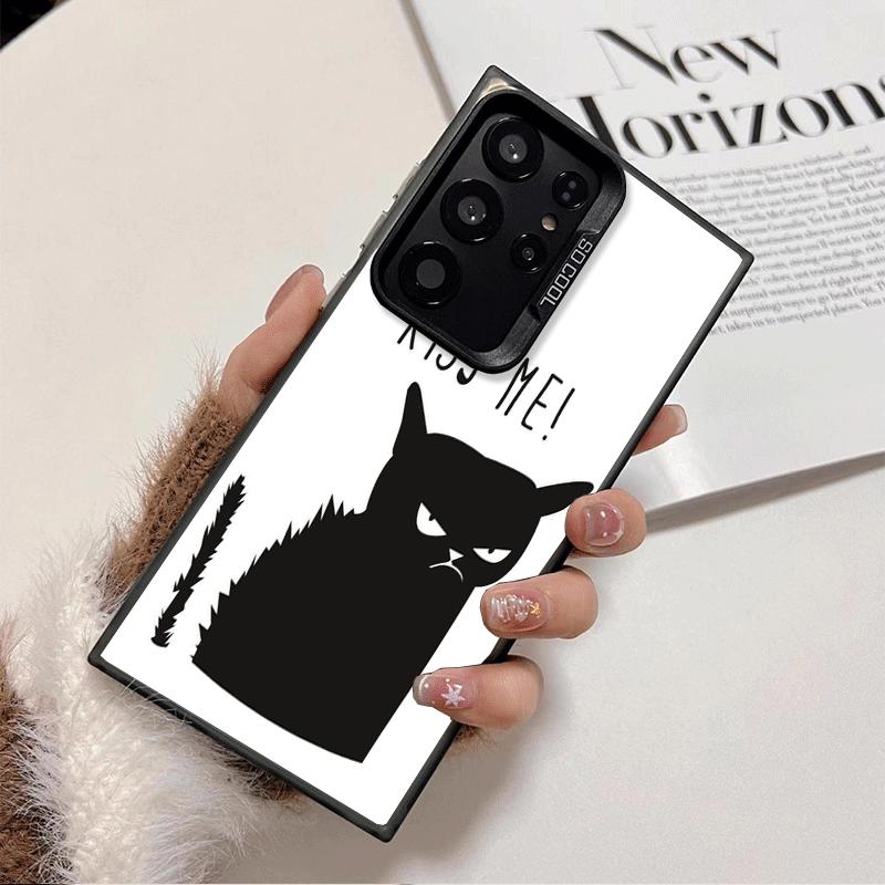 Cat Footprint Funny Scratch Paw Cute Shockproof Phone Case for Samsung Galaxy S26 Edge S25 Ultra S24 FE S23 Plus S21 Cover Anti