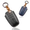Premium Leather Key Case for Lincoln Ford Raptor Explorer Edge F150 Expedition Rugged Cowhide Cover