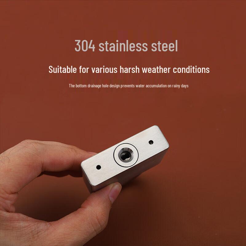 Laicai 304 Stainless Steel Padlock CN plug (adapter included)