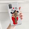 Przezroczyste etui na Samsung Galaxy A52 A12 A51 A32 A21s A71 A32 A22 50 A70 A31 A72 5G Pokrowiec na telefon Super Mama Dziecko