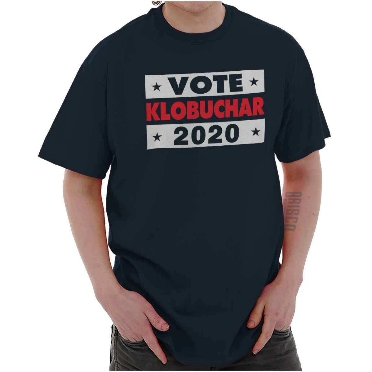 

Vote Klobuchar President United States Elect Womens or Mens Crewneck T Shirt Tee M