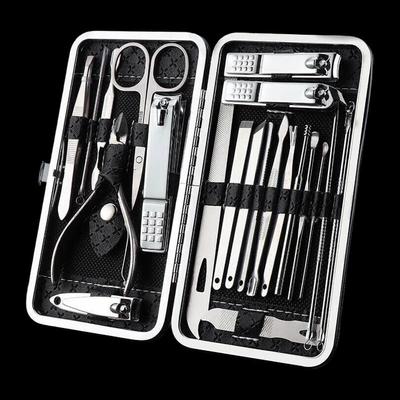 NHZHIW 19-Piece Stainless Steel Nail Clipper Set