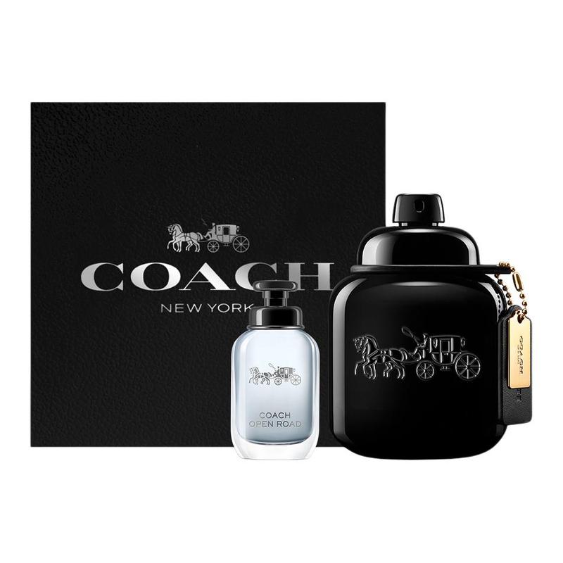 COACH men s perfume Black Gold Urban Endless Road Set Woody Fragrance Amber Fragrance Black Gold City Perfume 40ml + Endless Road Perfume Sample 4.5ml чёрный
