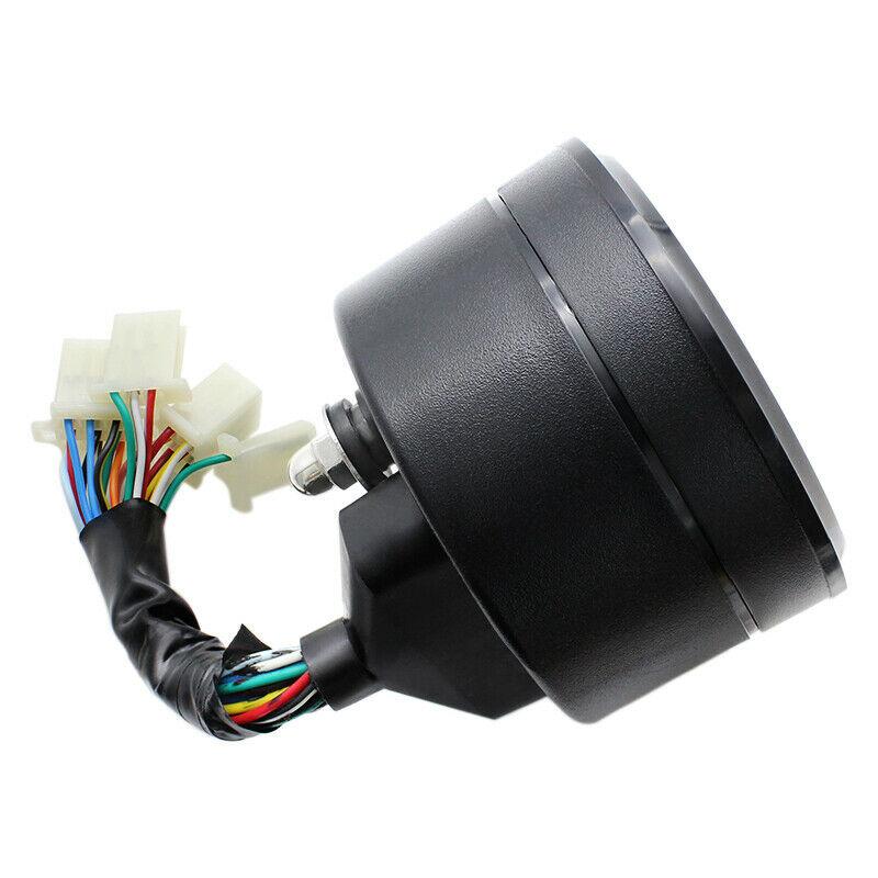 Universal Motorcycle LCD Digital Speedometer 8-18V DC Motorbike Odometer Tachometer Gauge ABS Waterproof Instruments