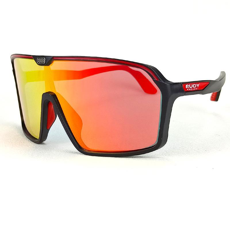 New UV Resistant Men's and Women's Large Frame Sunglasses Colorful Goggles Outdoor Cycling Goggles