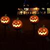 Durable Pumpkin Stake Lights Resin Lanterns Halloween Solar Pumpkin Lanterns Waterproof Ghost Hat Led Lights for Garden for Lawn