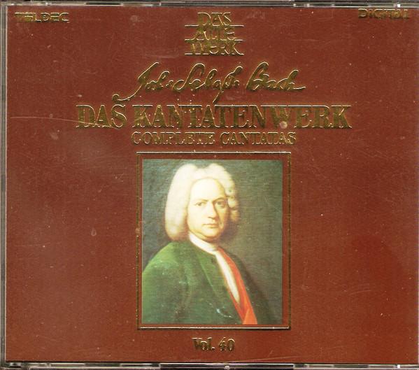 

CD JOHANN SEBASTIAN BACH - Das Kantatenwerk Vol.40 Bwv170-174 835659 TELDEC 1987 Germany Classical Used