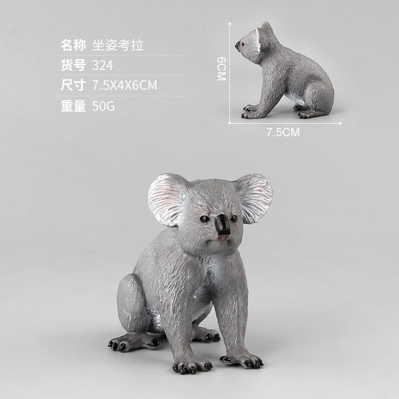 Wildlife Model Simulation Animal Toy Koala Family Koala, Australian Animal Model