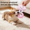 Jouet à mâcher pour animaux de compagnie Personnages de dessins animés Peluche douce Anneau à mâcher TPR avec mécanisme sonore intégré Affûtage des dents Soulagement de l'ennui Jouet interactif à tirer