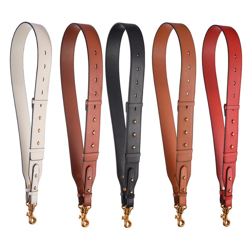 Genuine Leather Handbag Strap Cowhide Shoulder Crossbody Bag Straps Adjustable Replacement Belt for Women Purse Bags Accessories