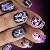 Halloween Press On Nails Square Fake Nails Acrylic Nails Spider Web False Nails Stick On Nail Full Cover Fake Nail