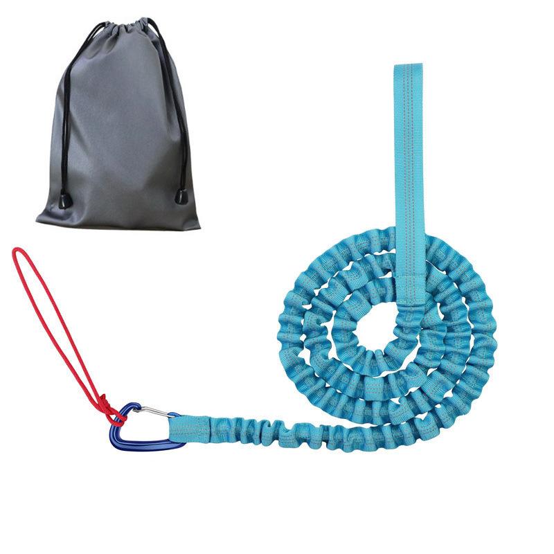 Nova corda de tração para bicicleta de montanha, corda de reboque portátil, acessórios para bicicleta, corda elástica elástica compatível com subidas mais fáceis