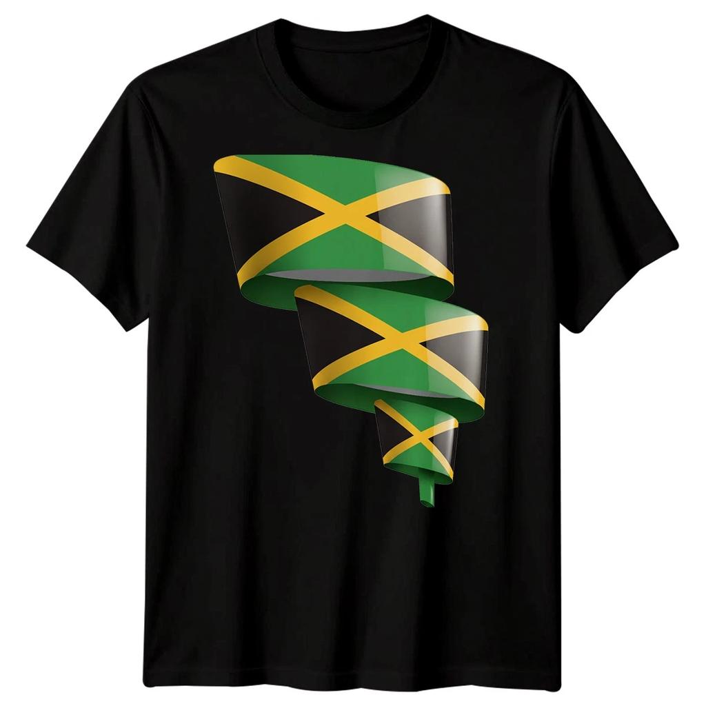 Jamaica Flag Travel Mens T-Shirt Caribbean Island Graphic