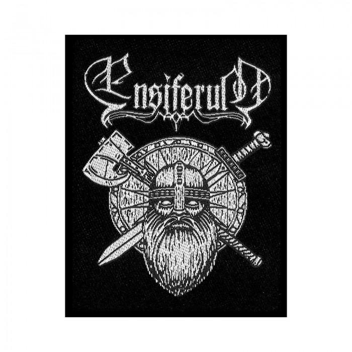 Patch de Espada e Machado Ensiferum One Size preto/branco