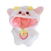 10CM Puppe Overall Mit Kapuze Hut Mini Bodysuit Nette Cartoon Einteiliges Set Weiche Tuch Baumwolle Gefüllt