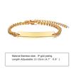 Custom Personalized Name ID Bracelet Gilrs Boy Gifts, Stainless Steel Curb Chain Link Crown Bracelet Not Allergic