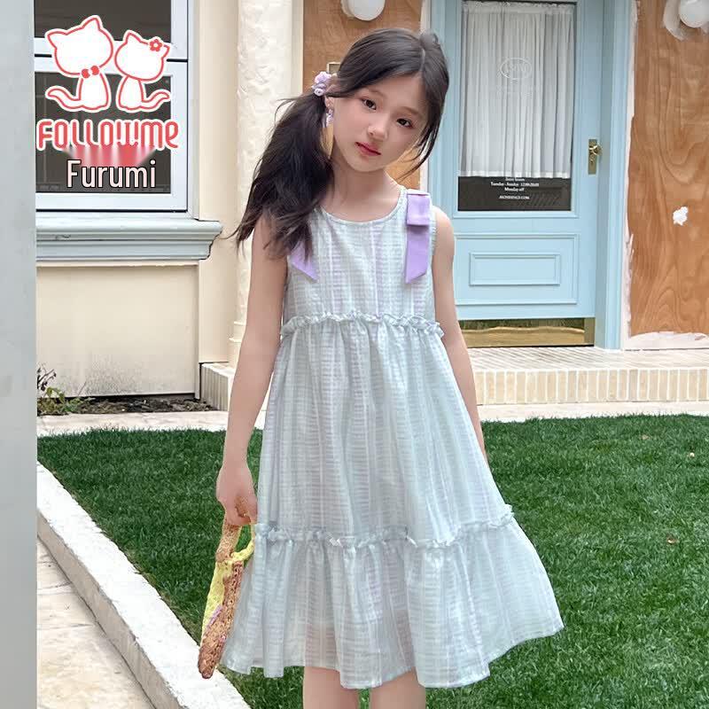 Girls  Summer Princess Sleeveless Dress 120