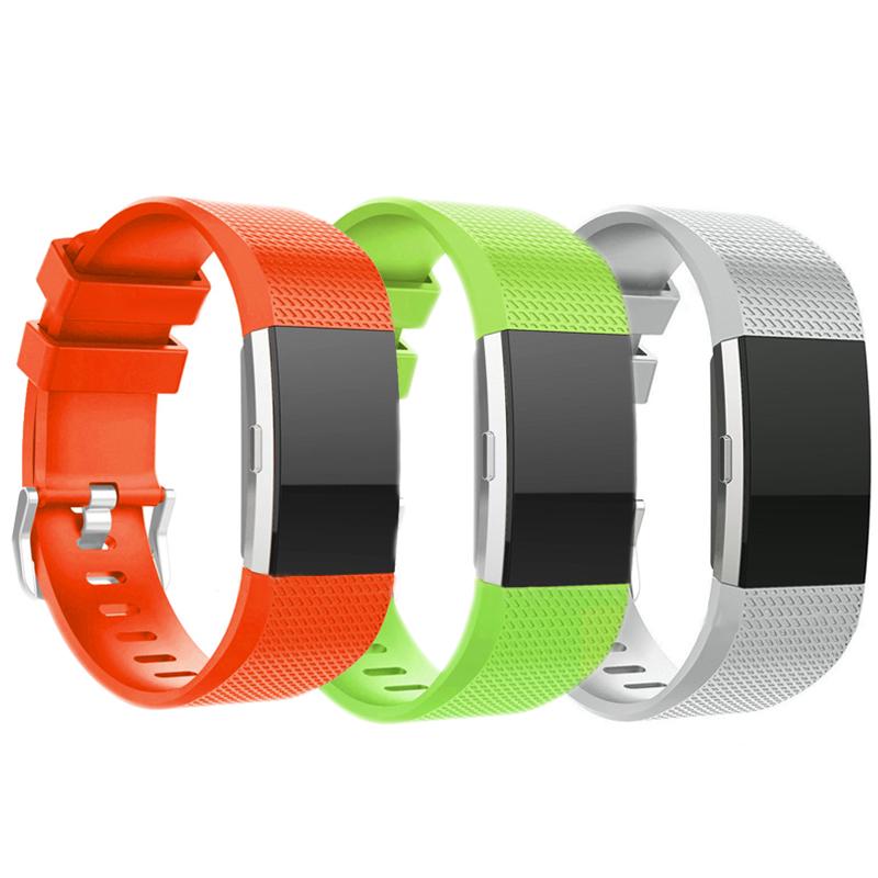 3pcs/set Replacement Wristband for Fitbit Charge 2 Band Silicone Strap