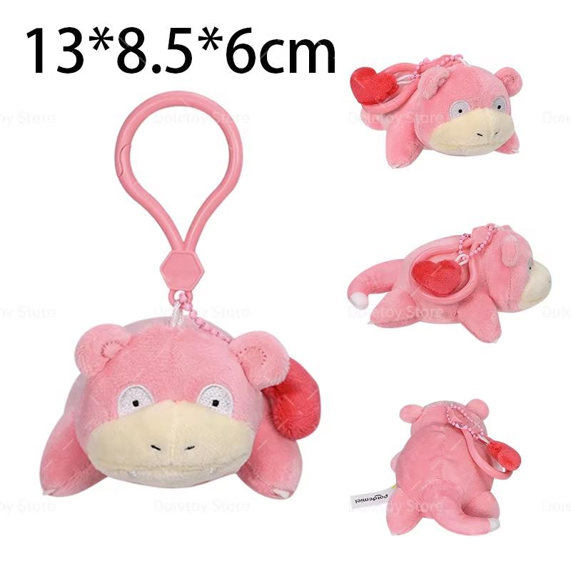 32 Styles Original Pokemon Plush Keychain Pikachu Bulbasaur Gengar Mimikyu Plusle Minun Cute And Charming Backpack Pendant Keyring Present