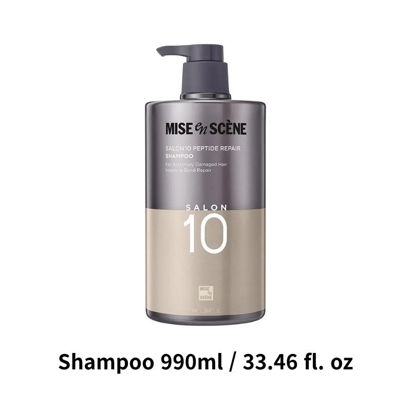 Mise En Scene Salon 10 Peptid Reparatur Shampoo & Kur (990ml / 33.46 fl. Unze)
