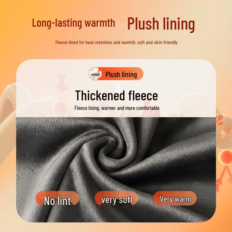 Septwolves Men's High-Neck Fleece-Lined Wool Blend Pullover Sweater