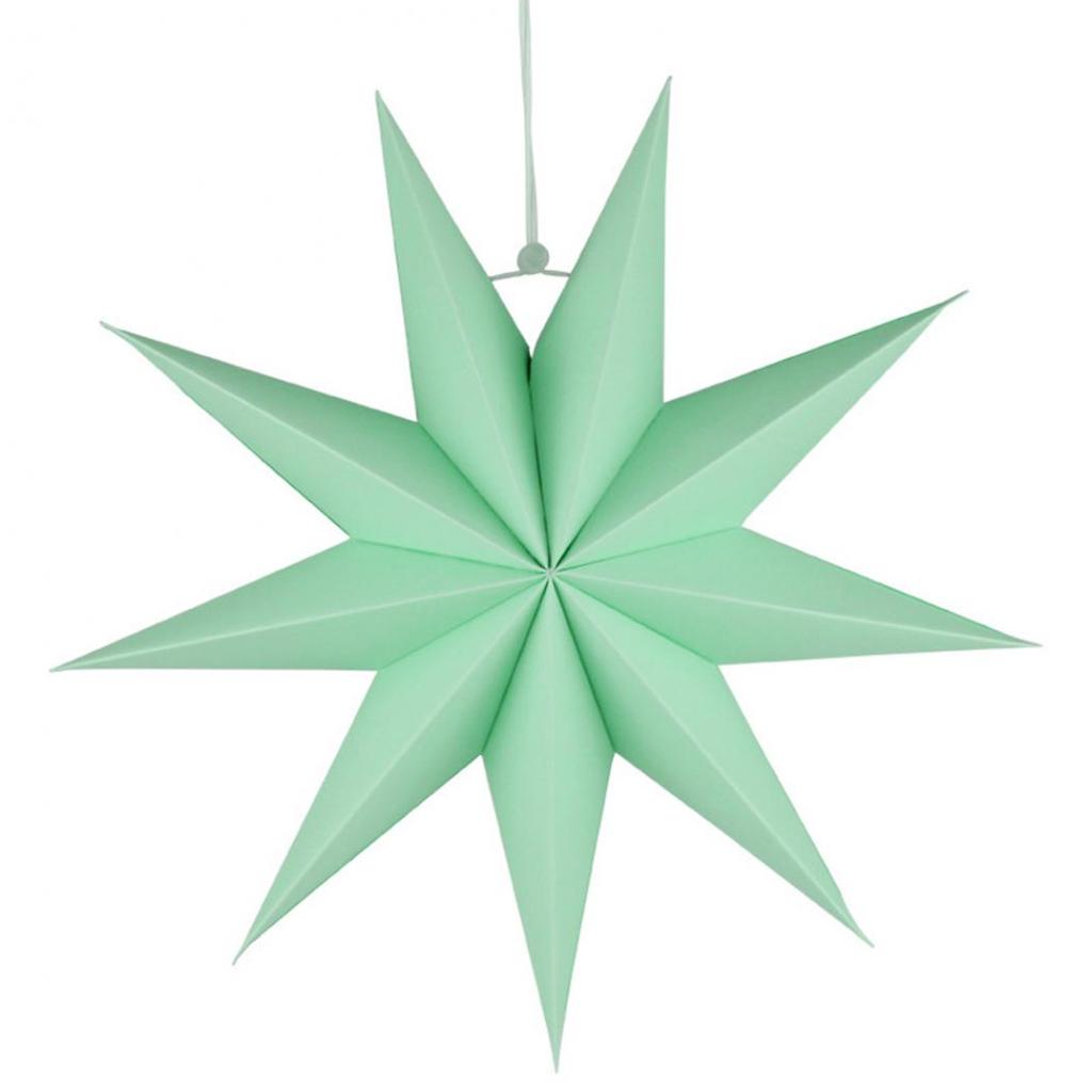30cm Nine-pointed Star Paper Hanging Decoration for Kids Room Party Classroom